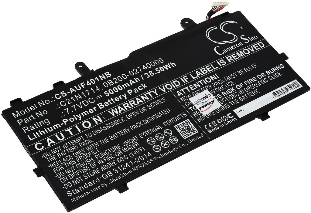 Akku für Laptop Asus TP401MA