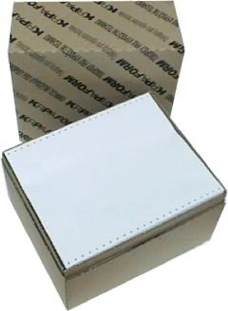 Papier NCR 1+1 format 12" haute sensibilité pour duplicata propre