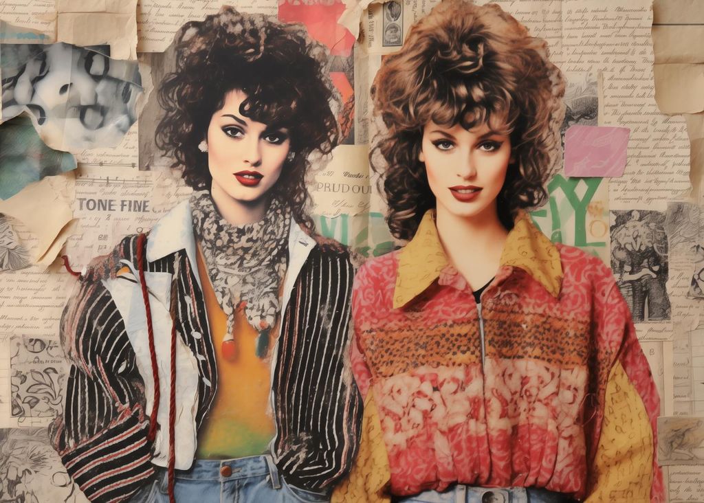 Poster 70x50cm Ikonen der 80er Jahre