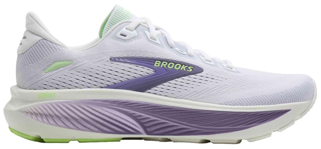 Brooks Ghost 18 White/Purple Hebe/Green White/Purple Produktbild 