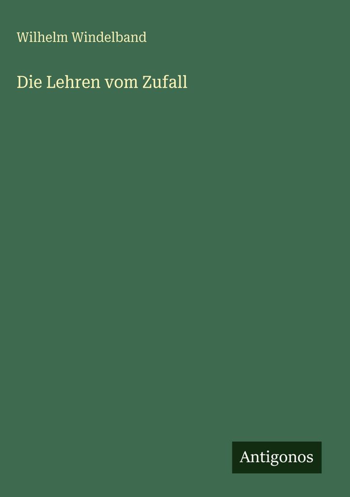Die Lehren vom Zufall