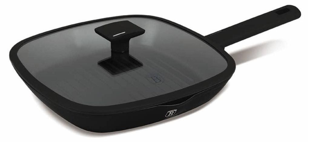 BERLINGERHAUS Pnev grilovac s poklic 28 cm Matte Black Image du produit 