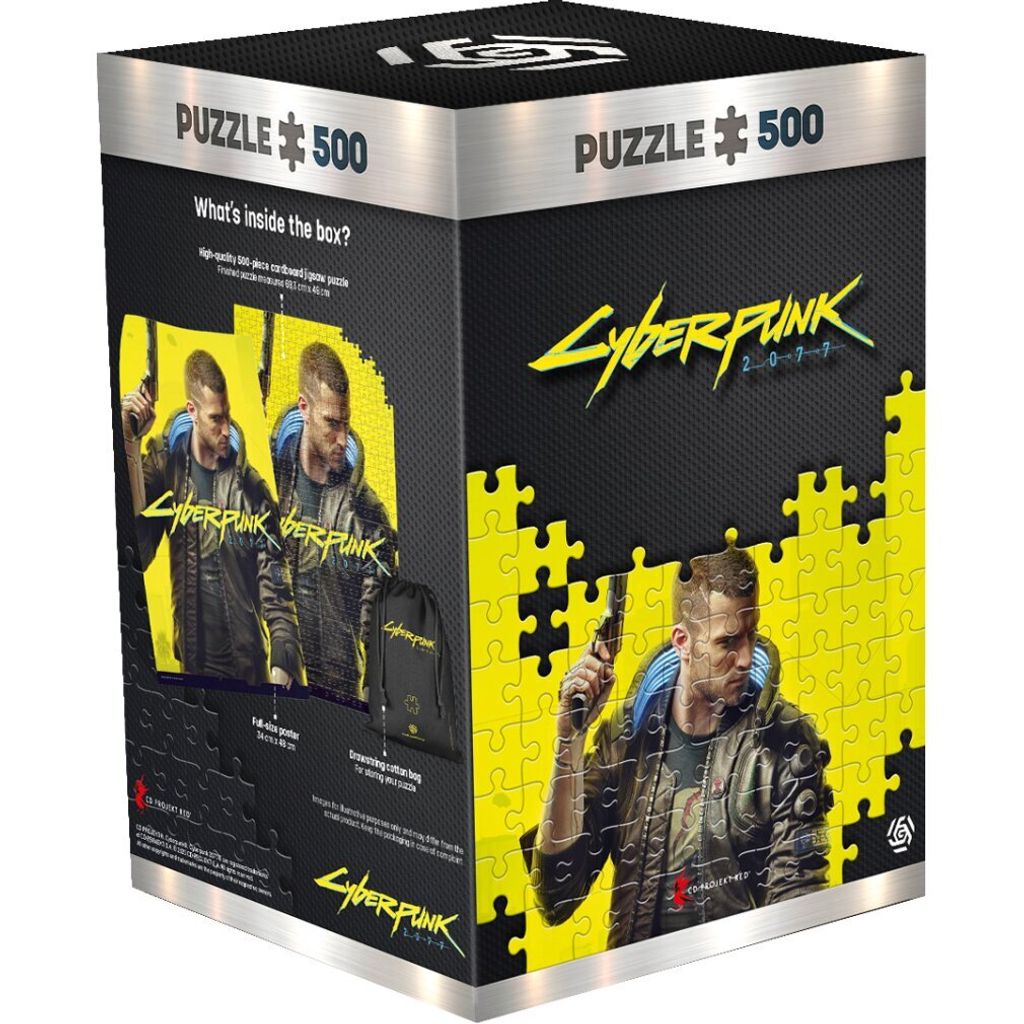 GOOD LOOT Puzzle Cyberpunk 2077 - Keyart männlich V (männlich) 500 Teile