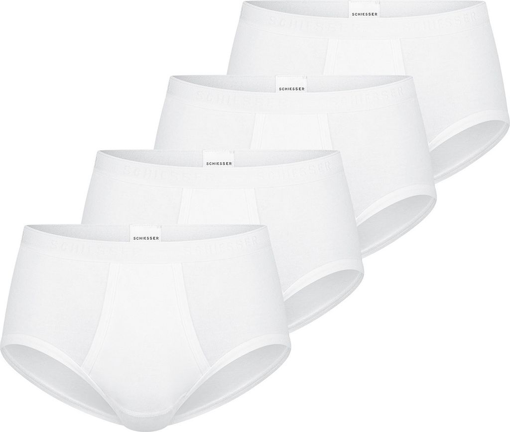 Schiesser 4er Pack Original Classics Feinripp Slip / Produktbild 