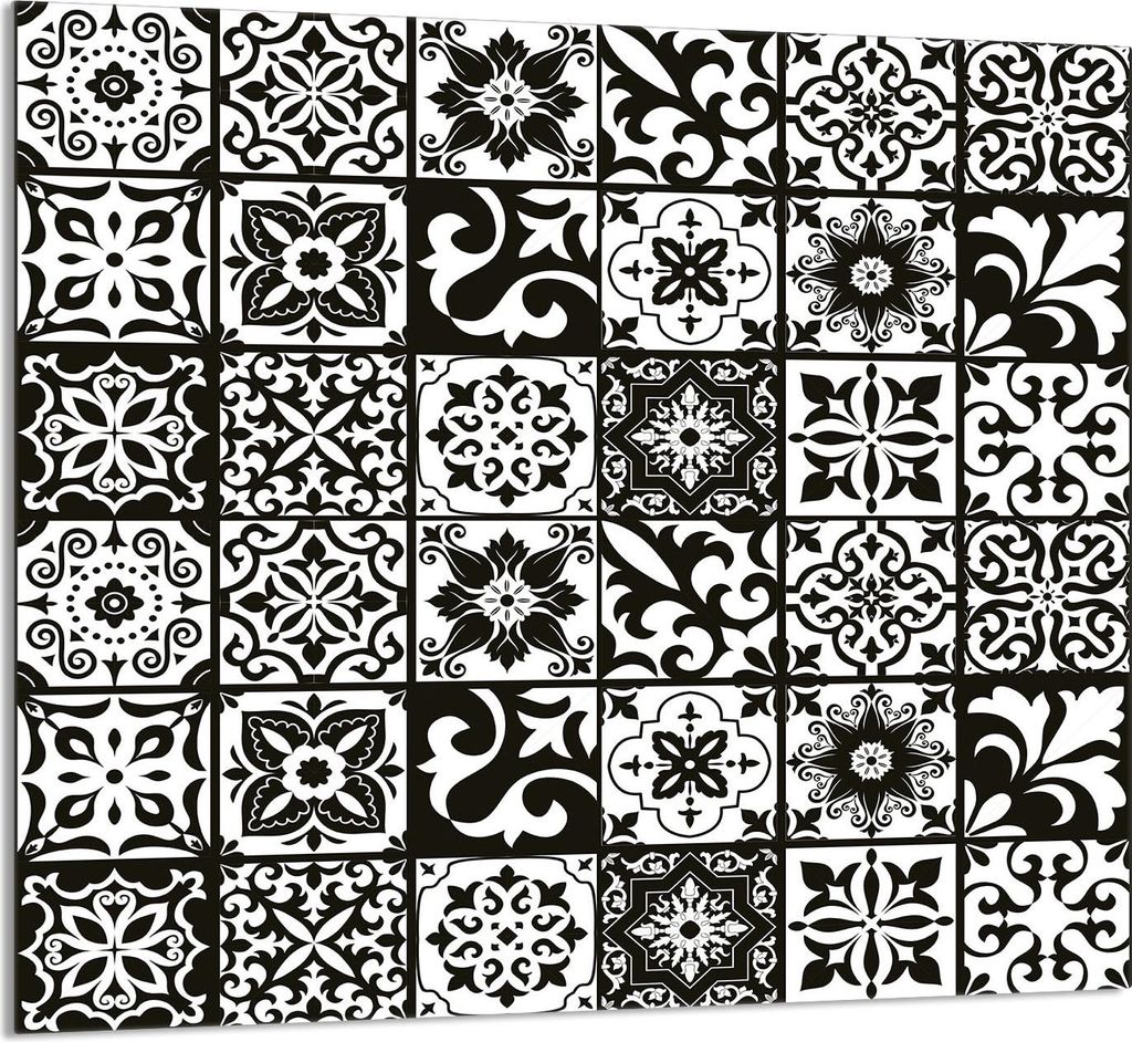 GLASPLATTE FÜR KÜCHE 65x60 Mosaik