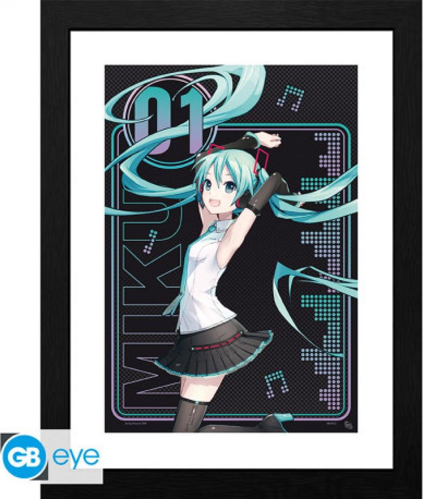 HATSUNE MIKU - Framed print