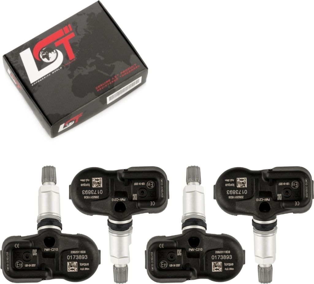 4x Reifendrucksensor TPMS 433 MHz für TOYOTA HILUX RAV 4 Produktbild 