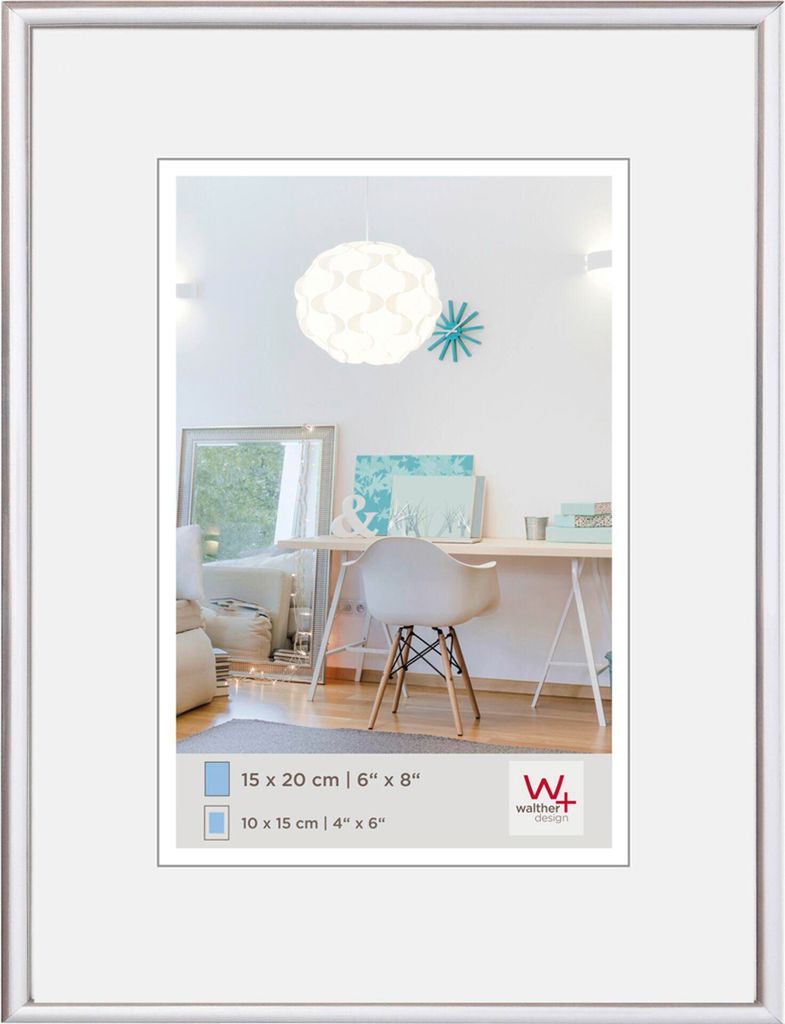 Walther New Lifestyle 15x20 Kunststoff silber KV520S Produktbild 