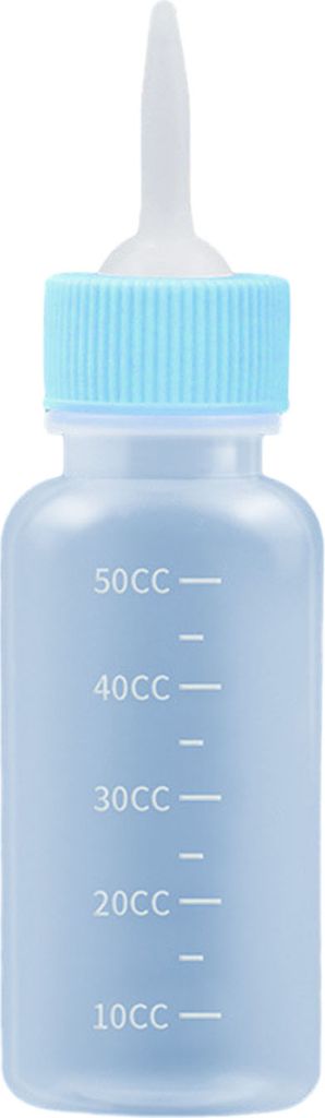 50 ml/120 ml Haustier-Milchflasche, klare Skala, weicher Nippel, Silikon-Haustier-Fütterungsflasche für Kätzchen, Welpen, Neugeborene Haustiere