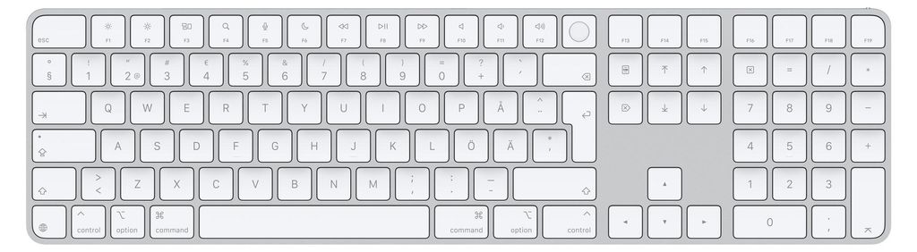 Apple Magic Tastatur Universal USB + Bluetooth QWERTY Produktbild 