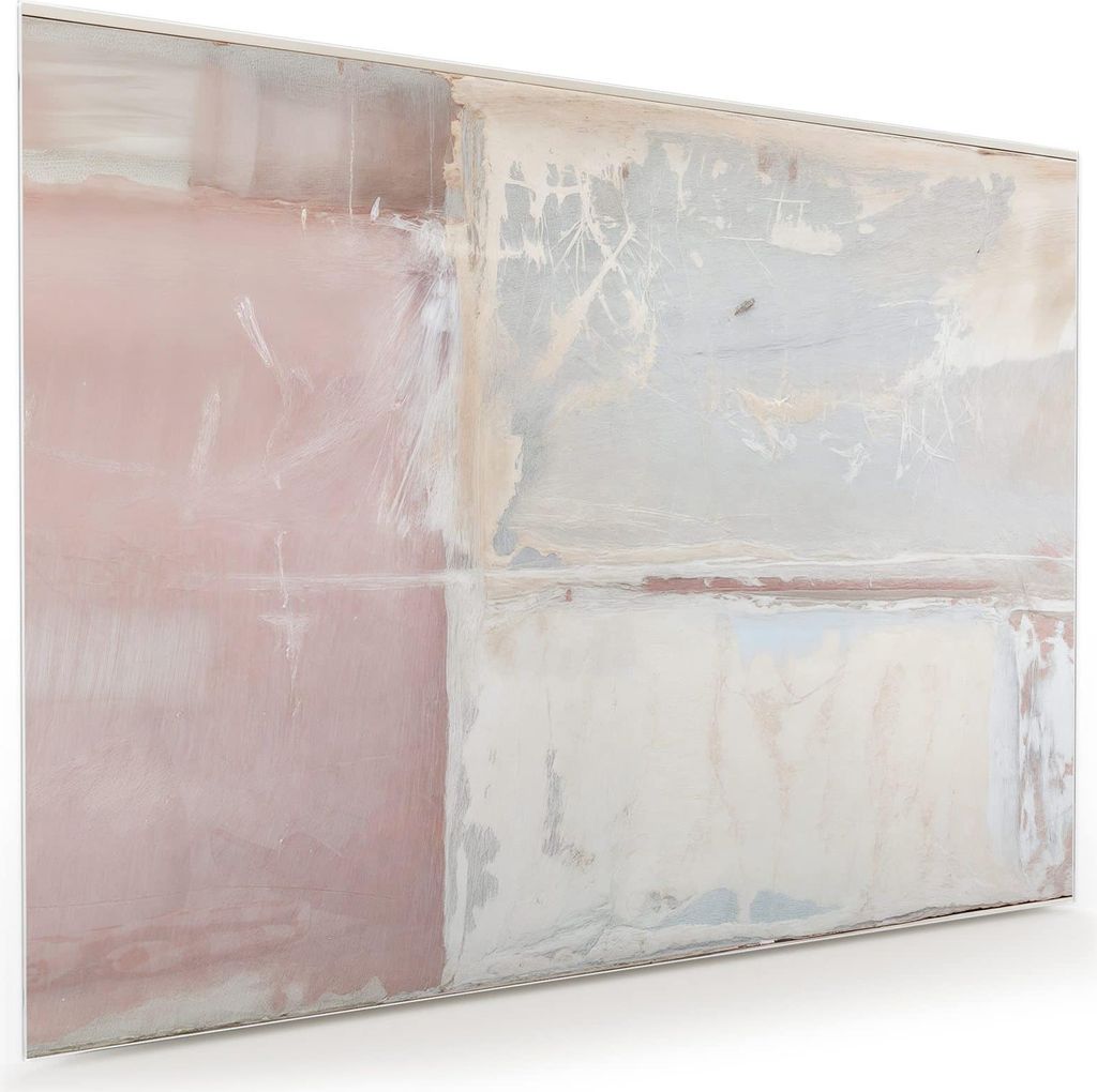 Glasbild 120x90cm in XXL für Wohnzimmer, Schlafzimmer Motiv Zarte Strukturen