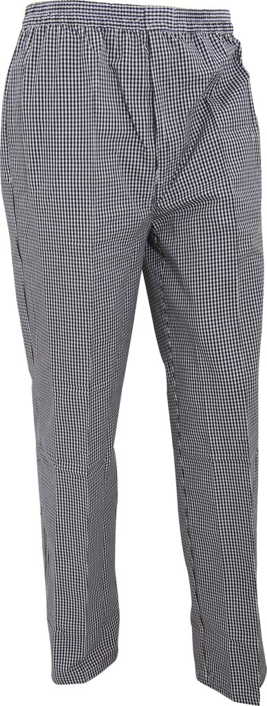 Premier Unisex Kochhose (2 Stück/Packung) RW6826 (2XL) (Schwarz/Weiß kariert)