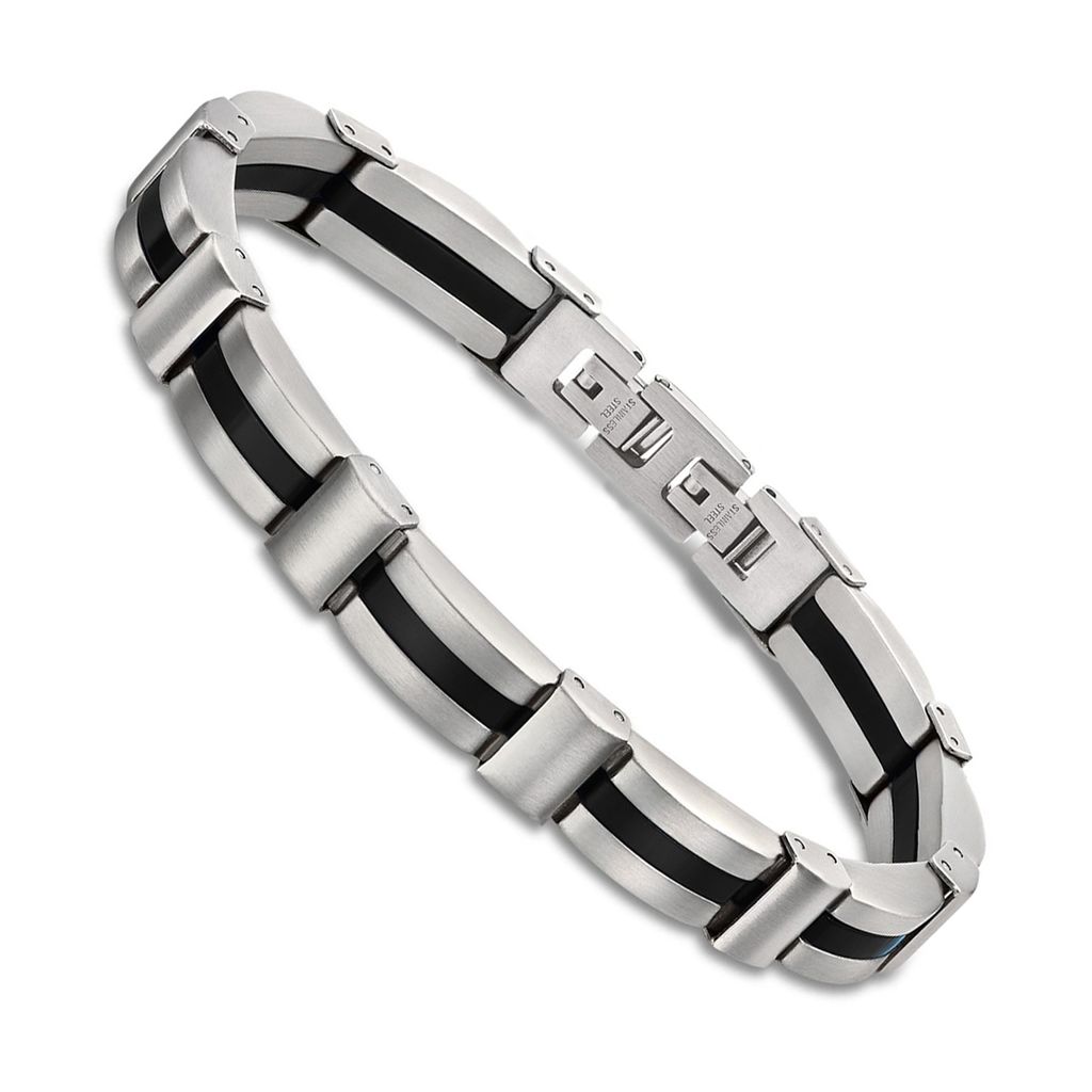 Lotus Style Armband Edelstahl LS1876-2/2 silber schwarz Produktbild 