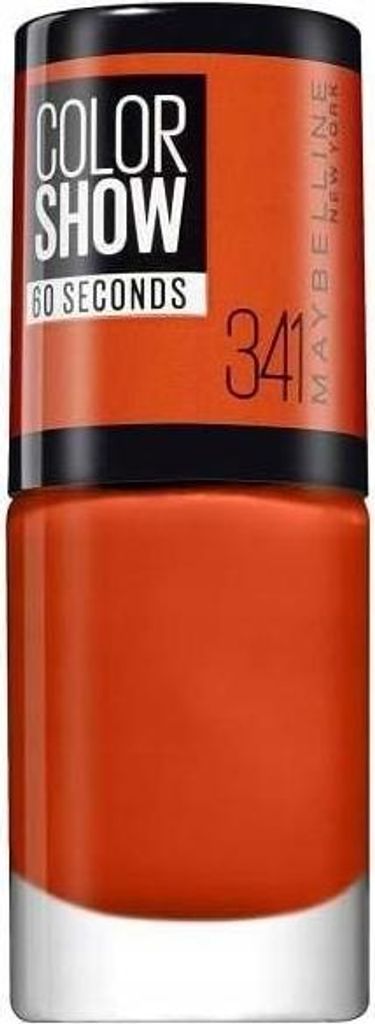 Maybelline Color 60 Seconds Nagellack 7 ml 341 Orange Produktbild 