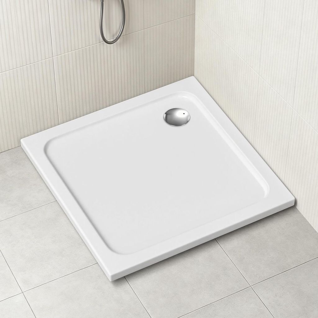 ISOISL sprchová vanička, akryl, 90x90 cm, biela, výška 4 Obrázok produktu 