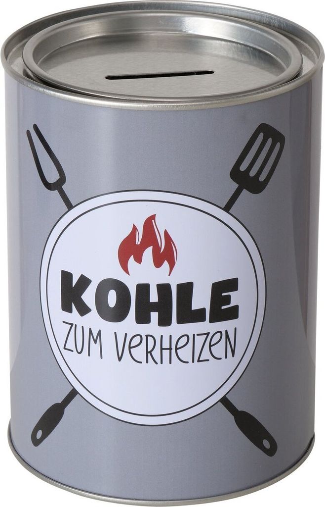 Spardose Kohle zum Verheizen 10 x 14 cm