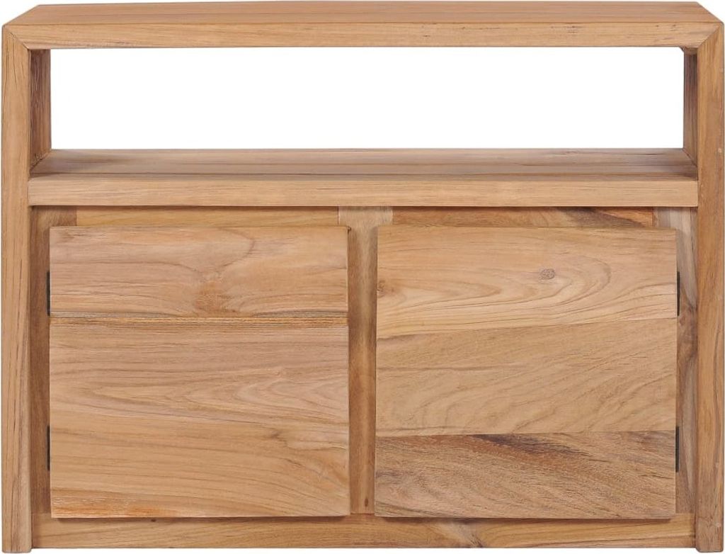 Möbel Sideboard - praktischem Design - Wohnzimmerschrank - Kommde für Flur - 80x30x60 cm Massivholz Teak Top8164311