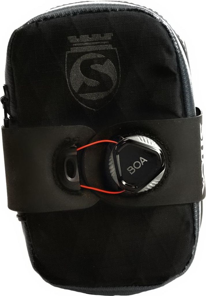 Silca Satteltasche Matte Grande Satteltasche Matte Grande Schwarz Rot