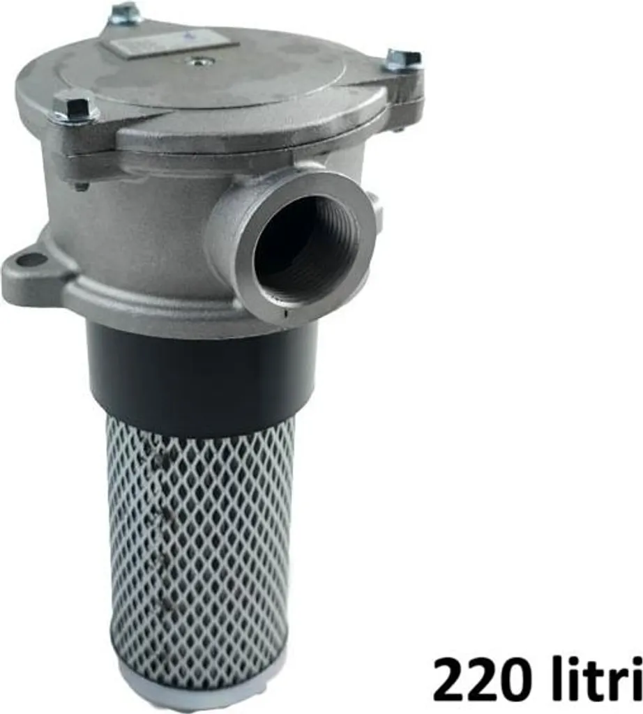 Filtre retour hydraulique 220L haute capacité montage sur bac