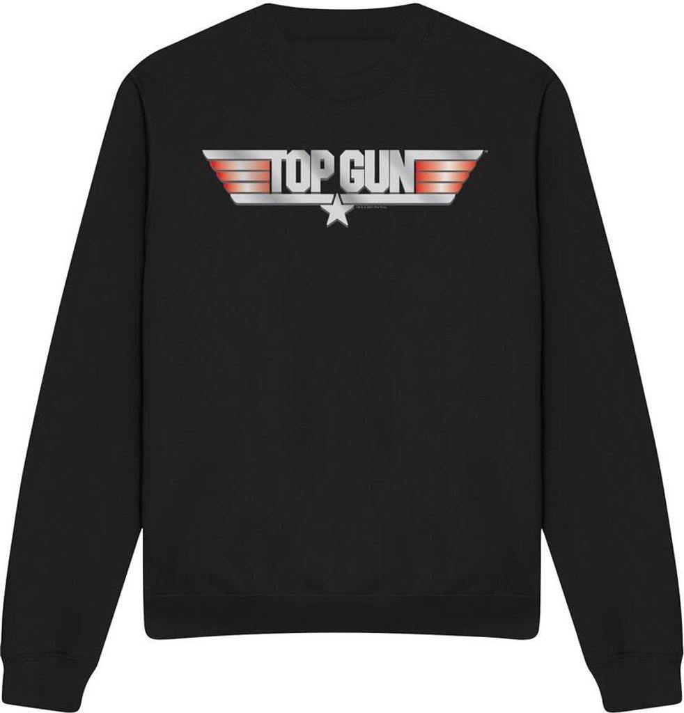 Top Gun - Sweatshirt für Herren/Damen Uni TV13010 (XXL) (Schwarz)