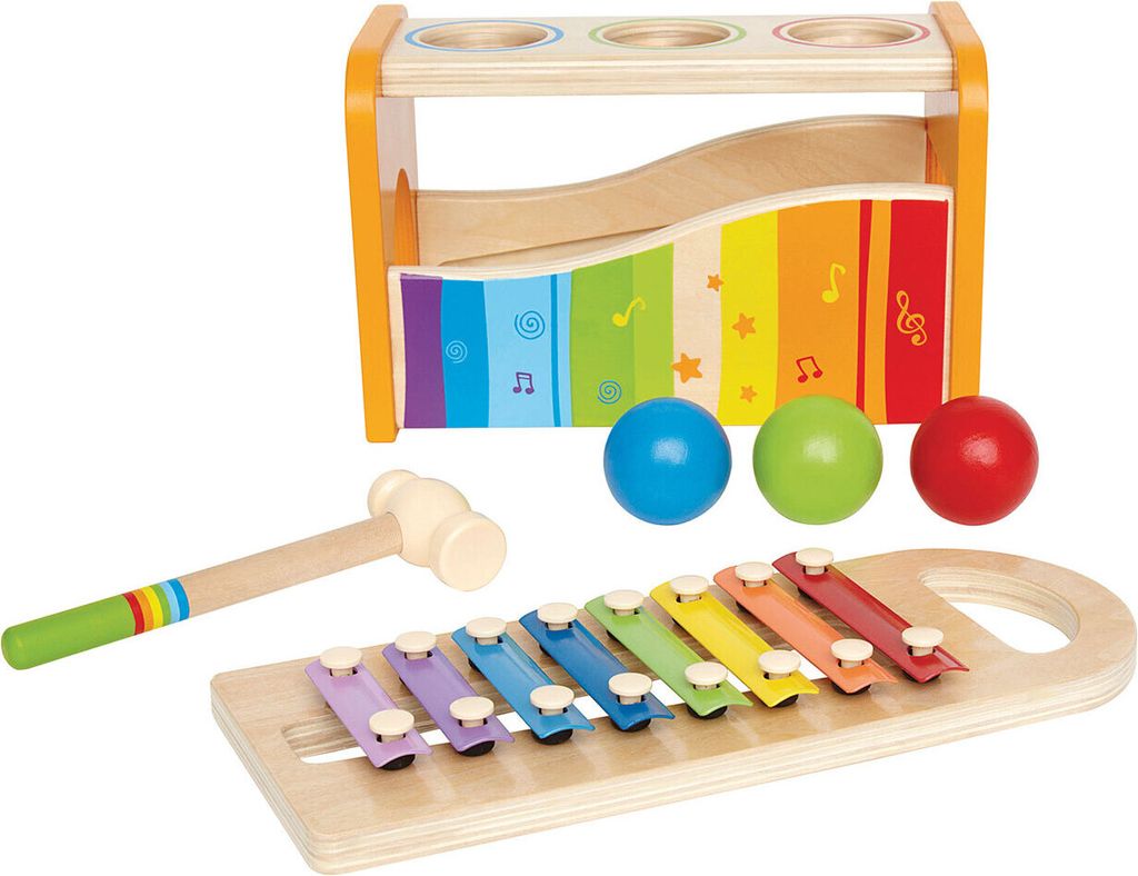 Hape Early Melodies xylophone et jeu de marteaux, E0305 Image du produit 
