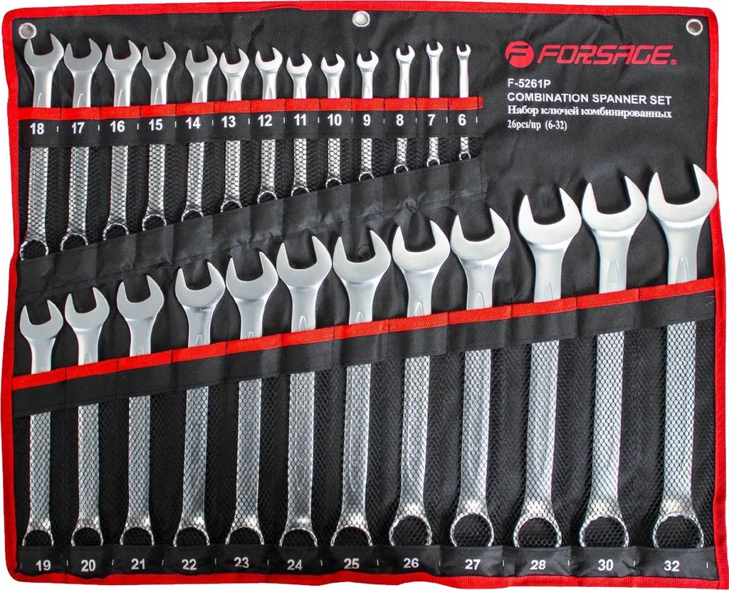 Set di chiavi aperte 6-32 mm 25 pz