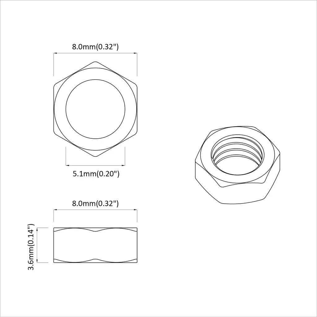 Écrou hexagonal vidaXL en Métal Argenté 23377 pcs - Pack Robuste Pro