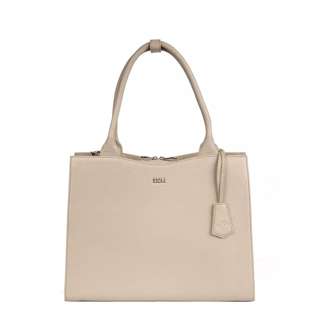Businesshandtasche "Diamond Vanilla 14" Leder