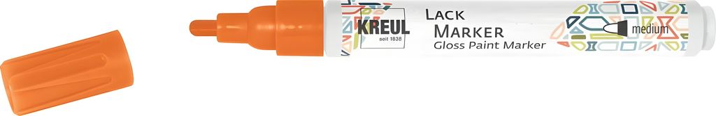 KREUL 47009, Orange, Orange, Weiß, Medium, Rundspitze, Rund, 2 mm