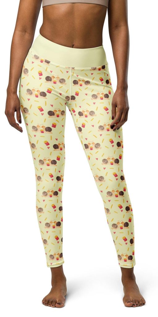 Mr. & Mrs. Panda Sport-Hose Schnecken Liebe Größe XS - Gelb - Geschenk, Sportleggings, Zufrieden, High-Waist-Hose, Yoga-Hose, Leggings, Leggins, ...