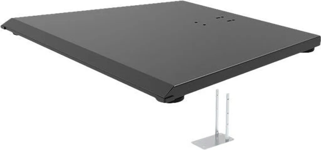 Support sol Hagor 3204 CPS Floorbase - Base stable en acier noir mat