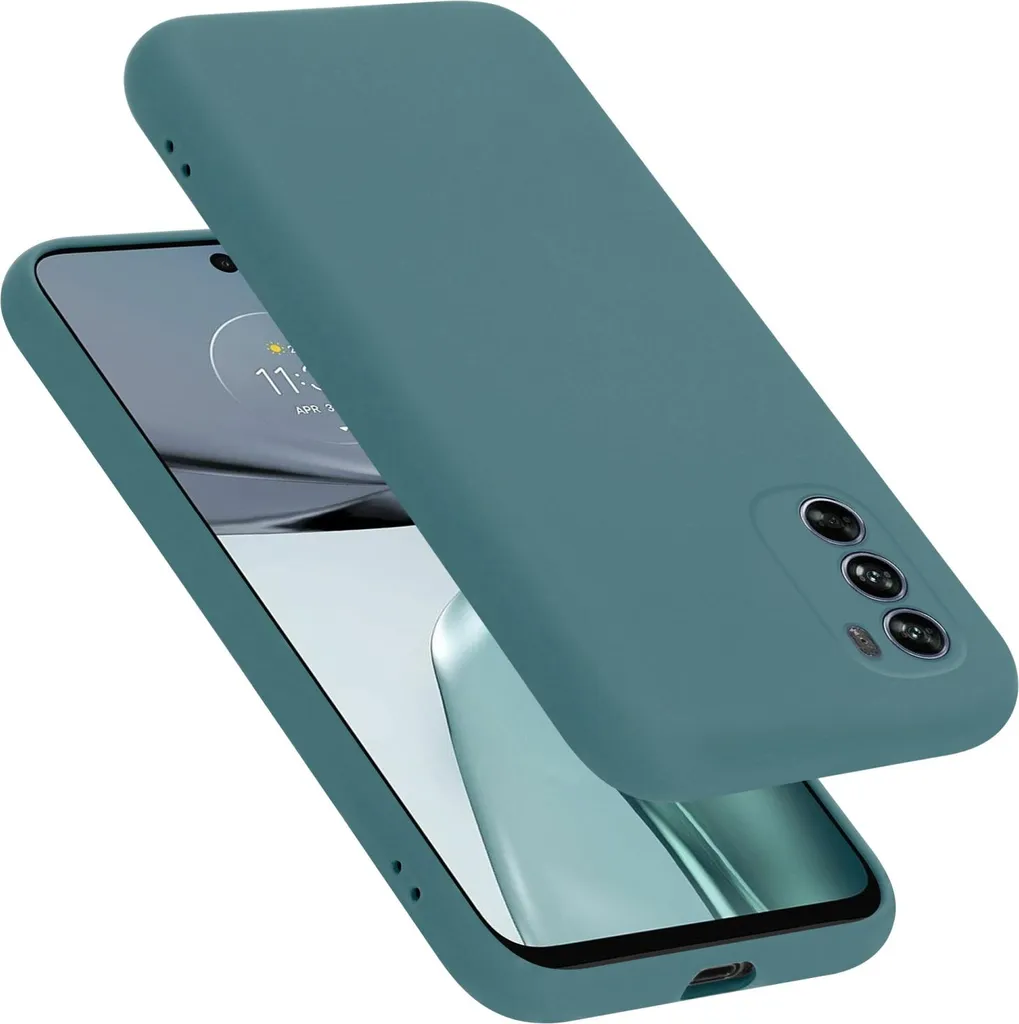 Cadorabo custodia protettiva per Motorola MOTO G62 5G in verde custodia del telefono cellulare Custodia Cover TPU Etui