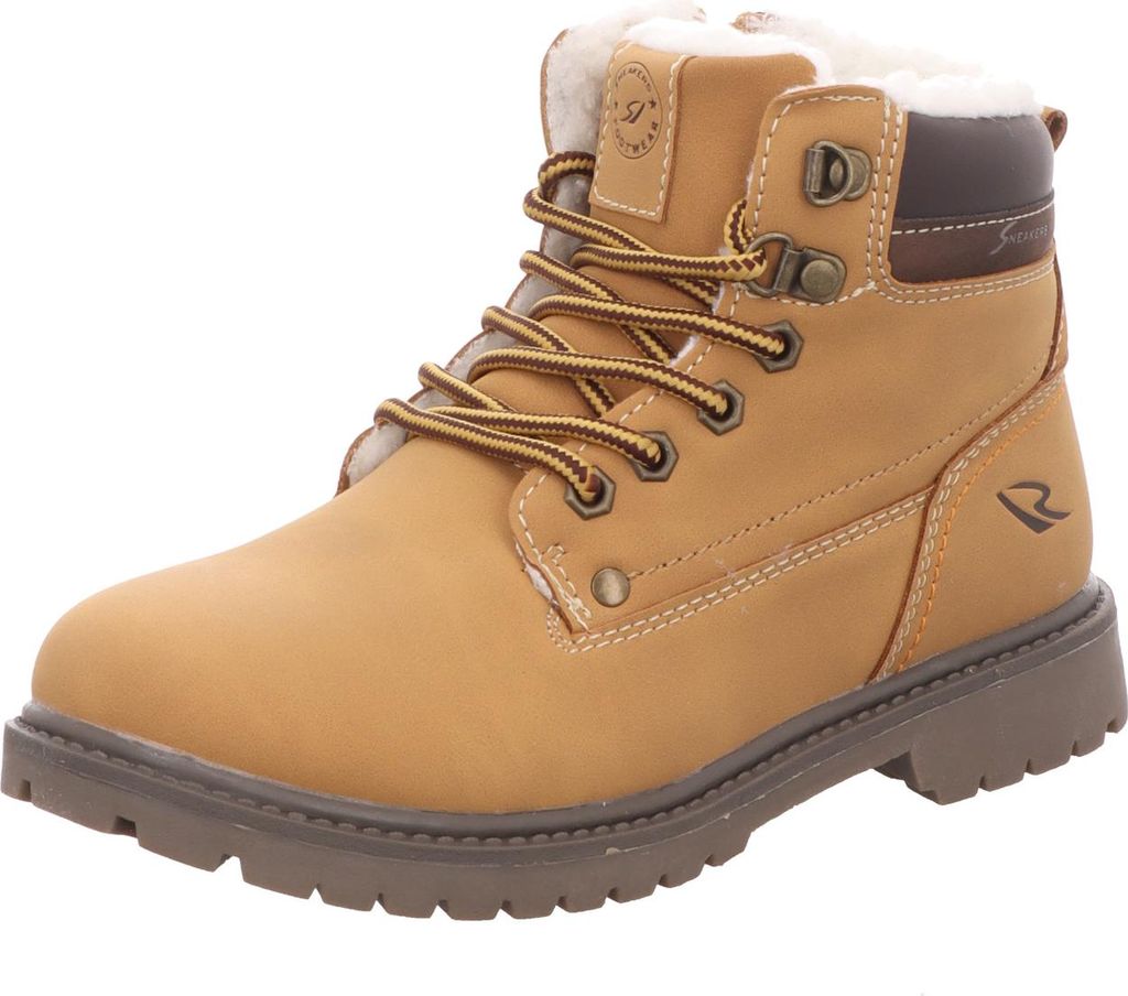 Sneakers Kinder-Jungen-Schnürstiefel Braun-Schwarz, Farbe:beige/schlamm, EU Größe:37