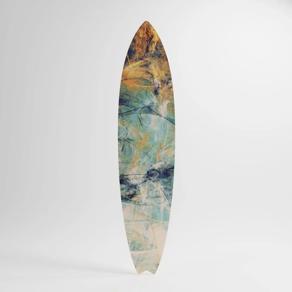 Tavola da Surf Astratta 18x80 - Quadro Decorativo ABSTRACT THOUGHTS