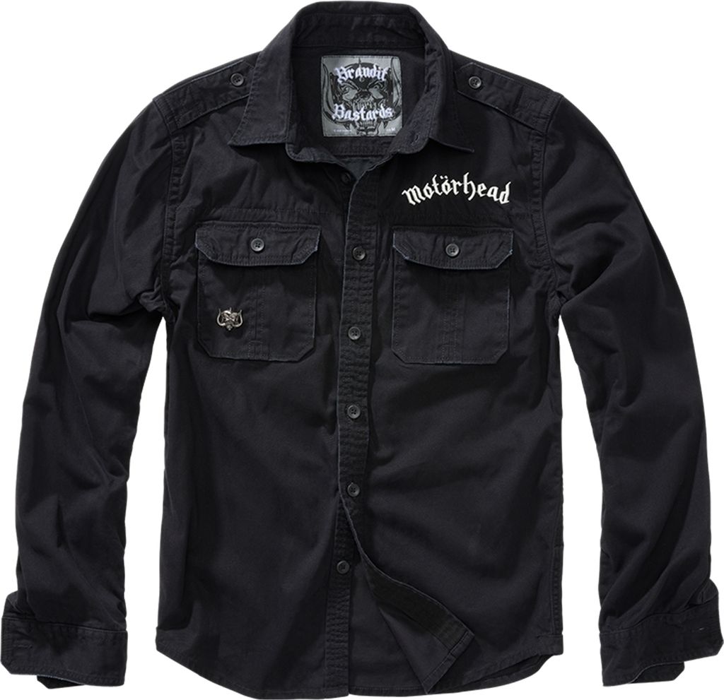 Pánská košile Brandit Motörhead Vintage Shirt black - 4XL Obrázek produktu 