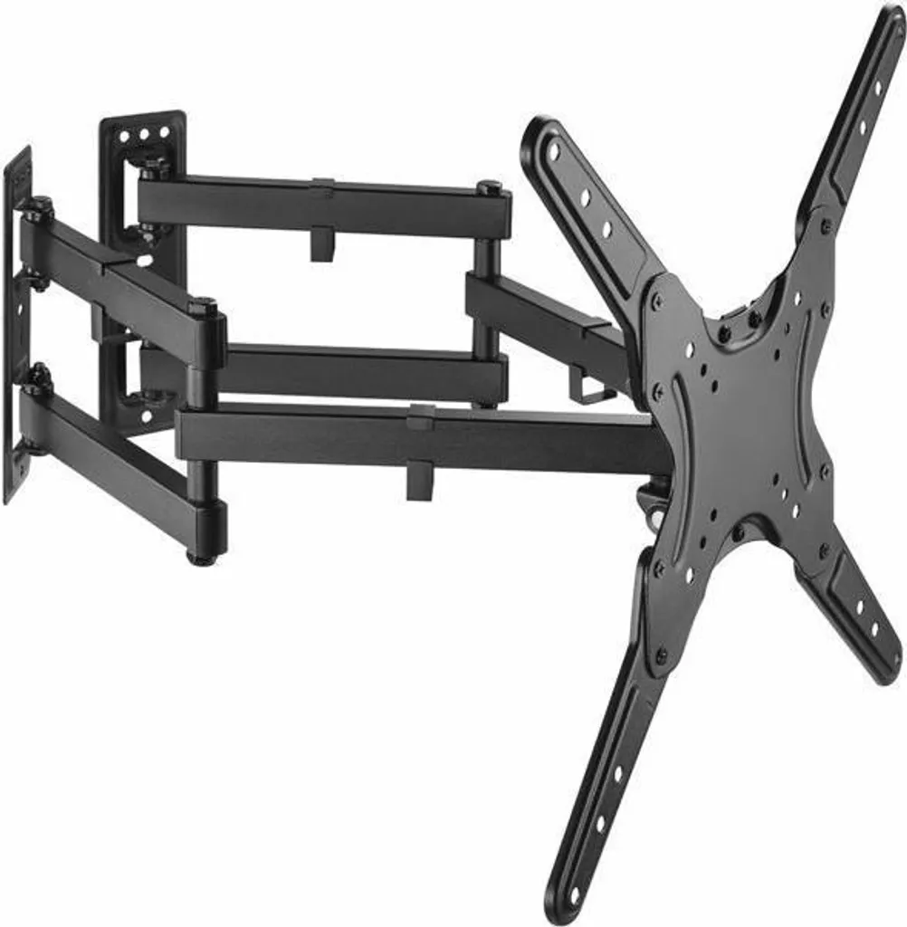 Support TV Mural Anti-Reflet Orientable 23-55 Pouces Charge Lourde