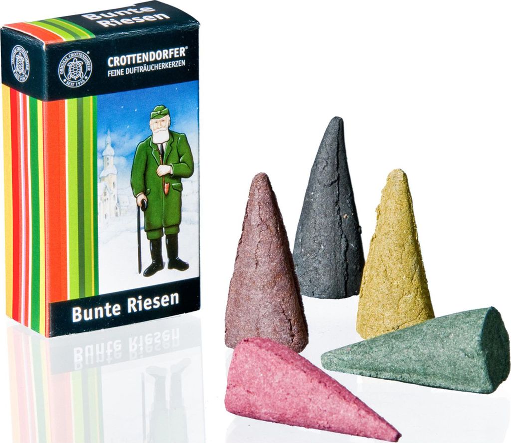 Räucherkerzen Bunte Riesen XL HxBxT = 9x5x3cm NEU