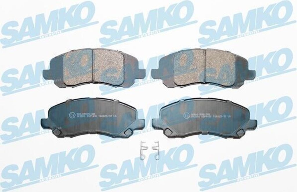 SAMKO Bremsbeläge Satz Vorne Bremsklötze für MITSUBISHI ECLIPSE IV (DKA) 5SP1430