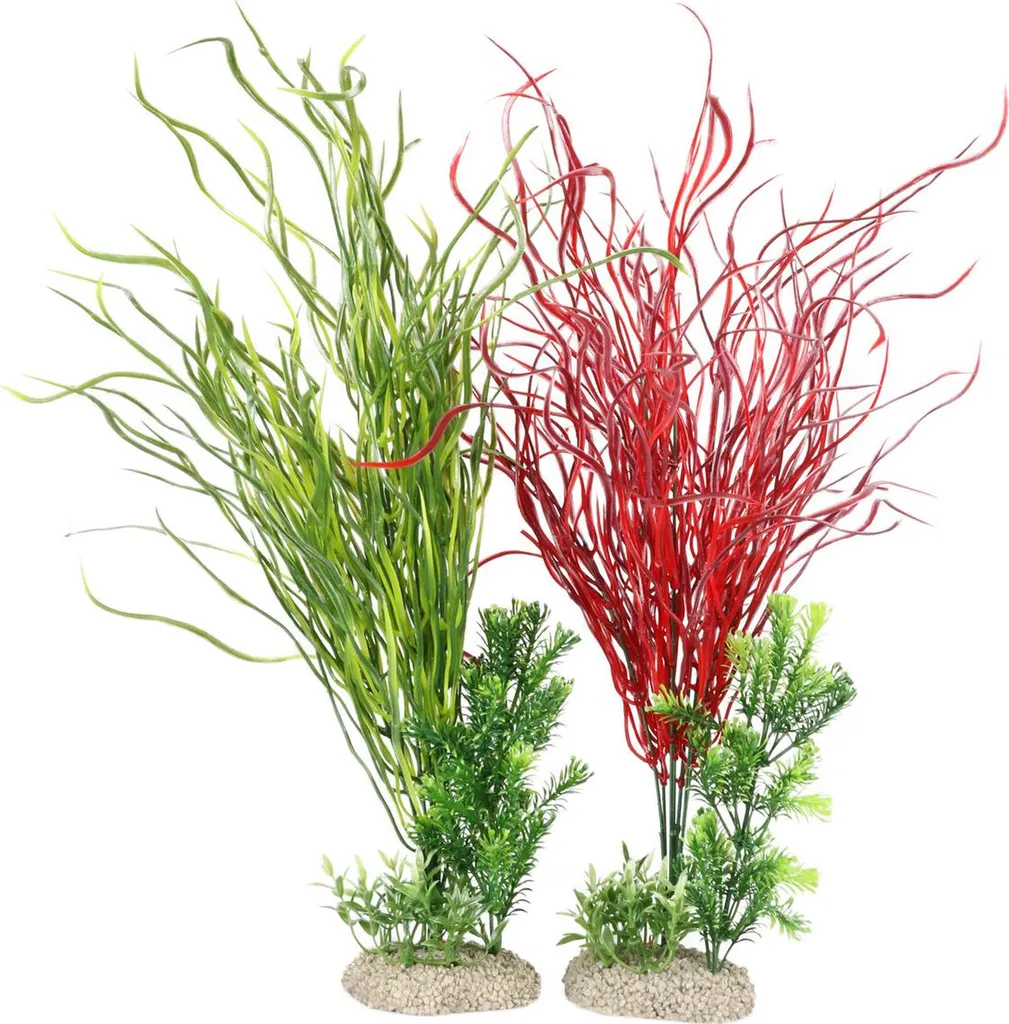 Plante artificielle pour aquarium Lily Gras - Décor verdoyant Aqua Della