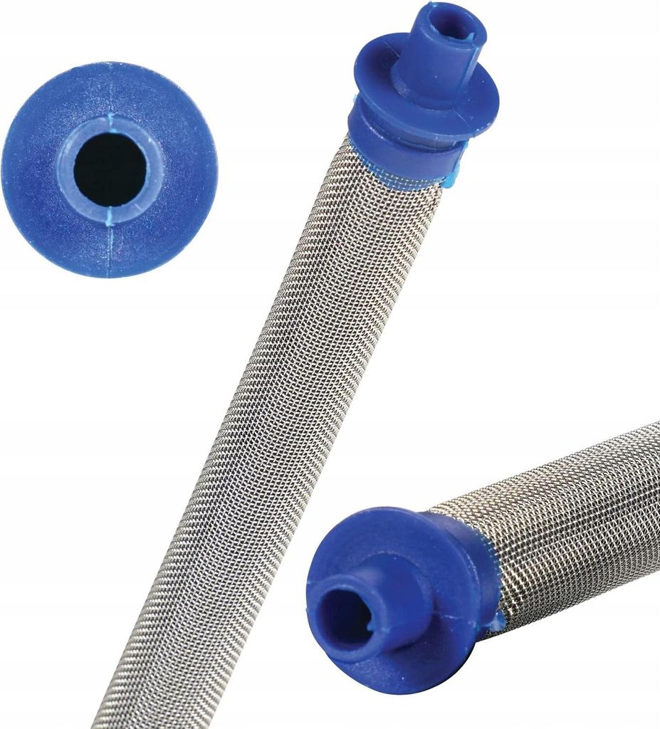Rosfix SprayGuard Mesh50 Collar – Filter für Farbspritzpistole | 50 mesh | Edelstahl & Kunststoffkragen | Latex- & Emaillelacke