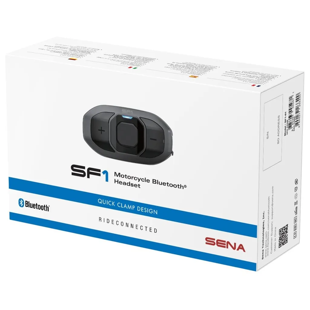 Intercom moto Bluetooth SF1 SENA kit mains libres avec écouteurs HD