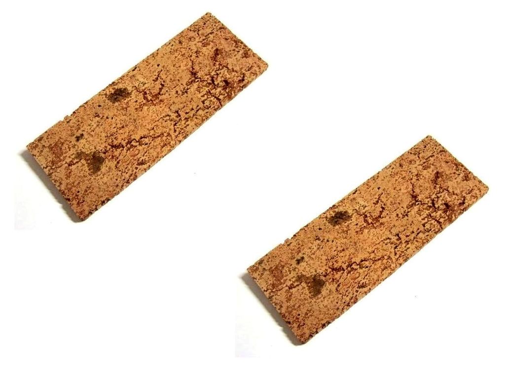 Generisch erhalten Sie 2 Stück Korkbrett ca. 9 x 25 cm Dicke 5 mm glatte Platte für Hühner Krippe Heiliger Gregorio Armeno Handwerk Shepers Crib