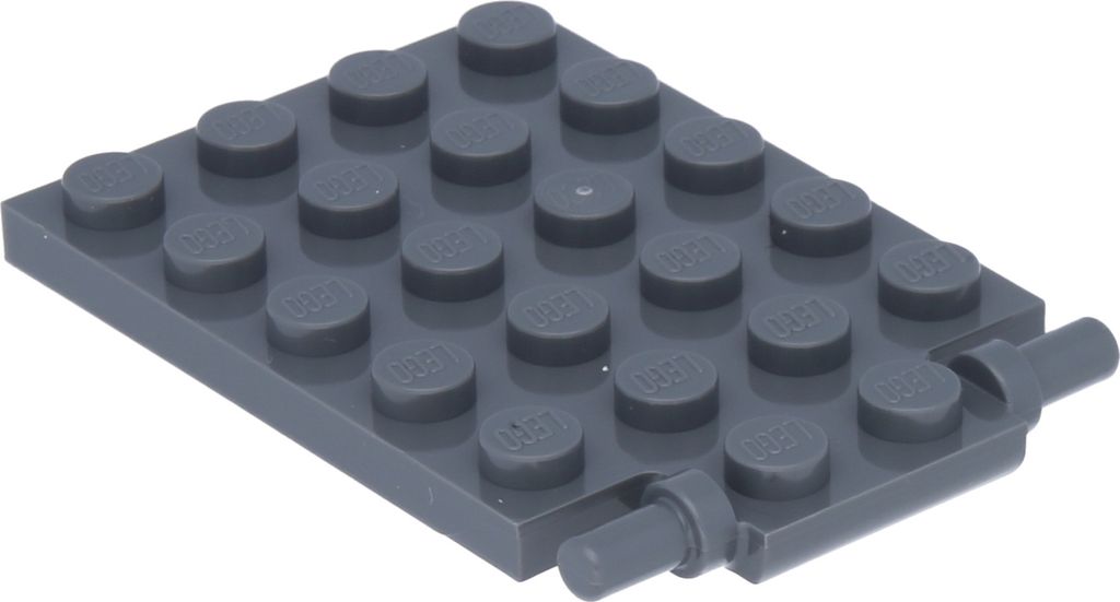 LEGO: 5x Falltür/Geheimgang in dunkelgrau