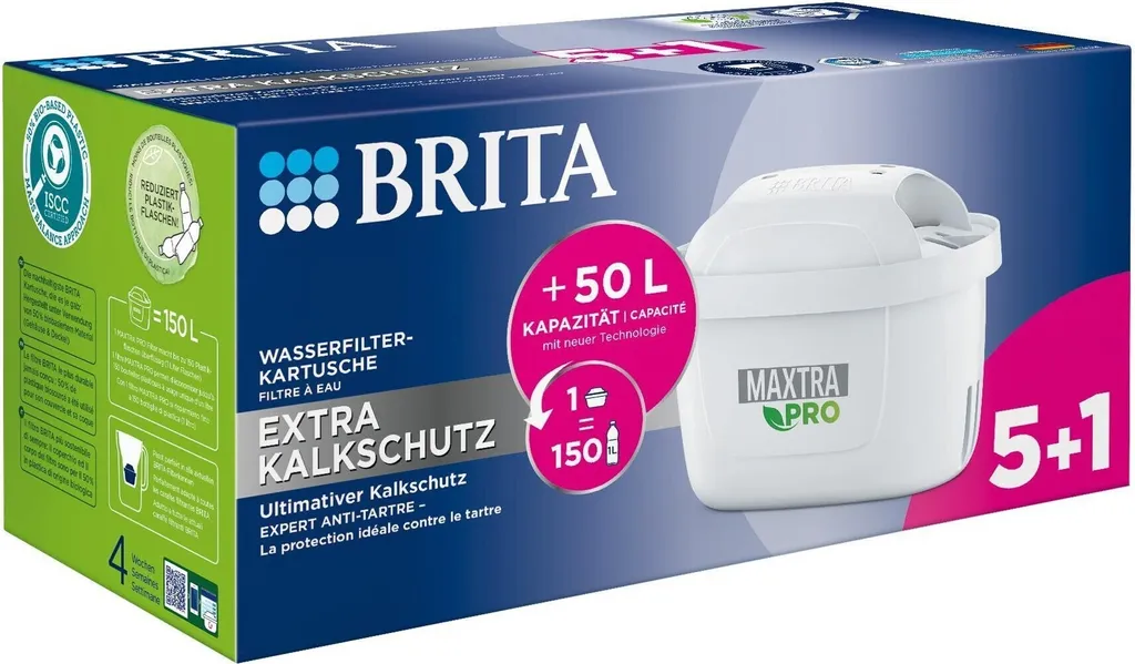 Filtri Brita MAXTRA PRO Extra Protezione 5+1 - Scelta Green e Anticalcare - 2