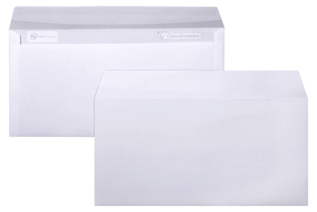 Clairefontaine Umschl Haftkl 110x220 DL 90g