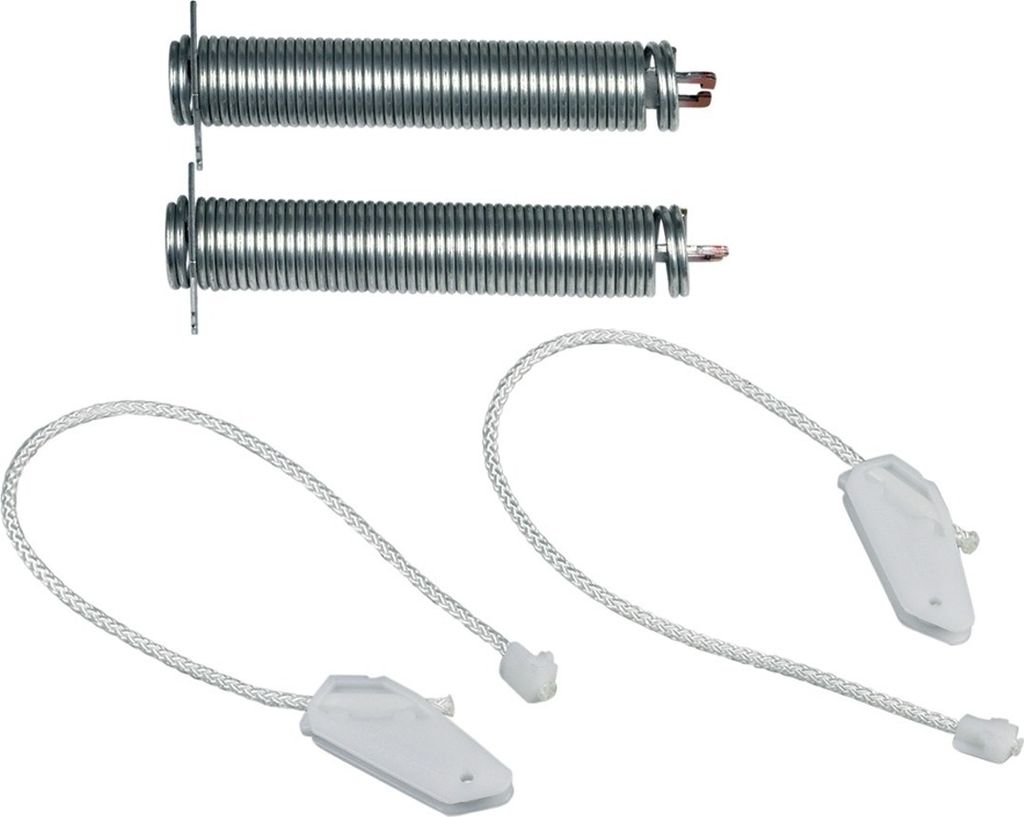 easyPART passend für 00754866 BOSCH Türscharnierfedern Feder mit Seilzügen Siemens 754866 für Geschirrspüler Farbcode rot