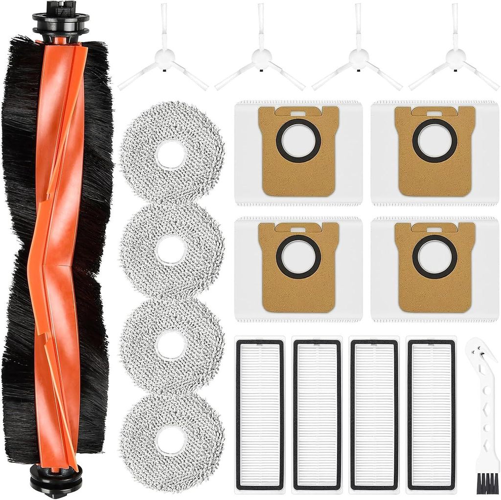 Homruich 25-teiliges Ersatzteil-Set Für Xiaomi X20 Max/X20 Pro Roboterstaubsauger