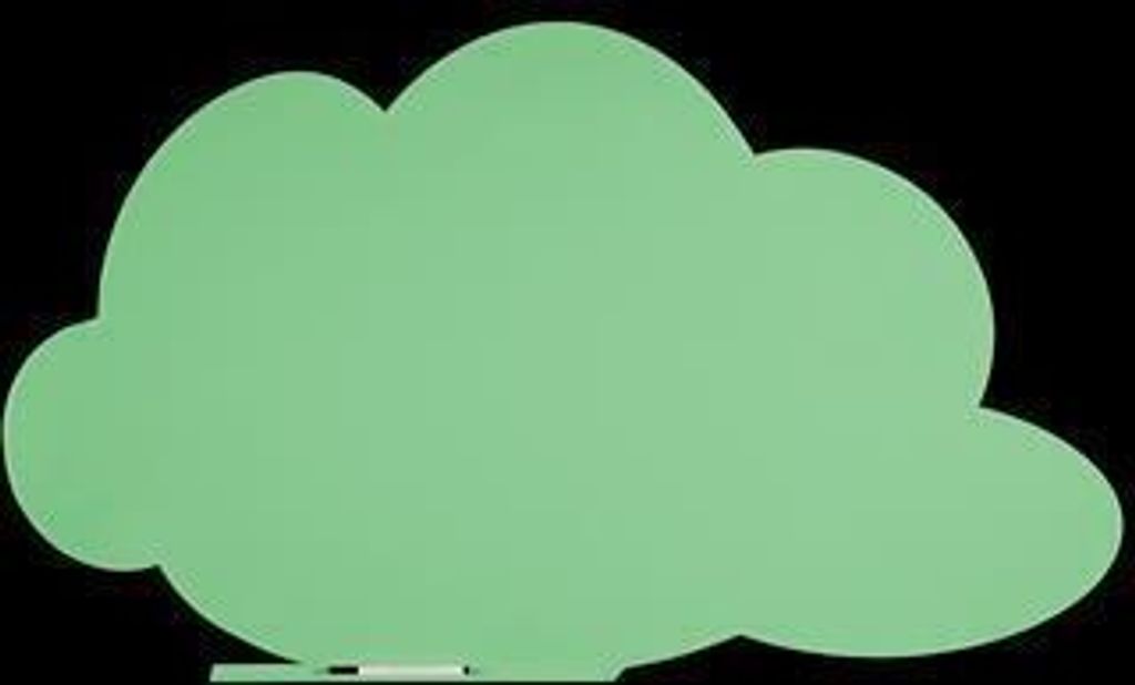 POV Whiteboard Wolke 75 x 115 cm grün