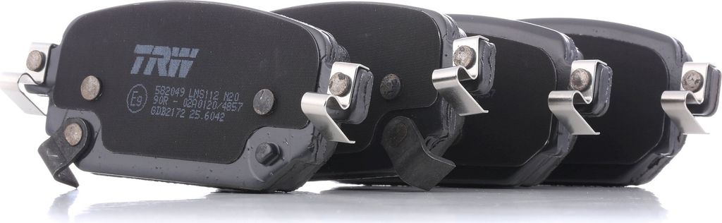 TRW GDB2172 Bremsbelagsatz, Scheibenbremse OE BAY02643ZA kompatibel mit 3