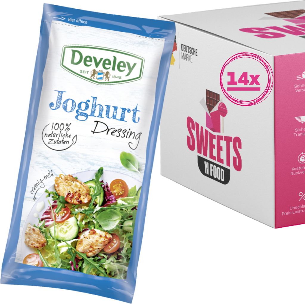 Develey Joghurt Dressing Portionsbeutel 14x75ml